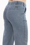 Women's Navy Blue Summer Stone Logo Printed Pipe Leg Trousers - 5