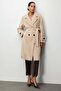 Plush Coat with Belt - 4