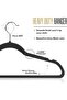 Velvet non-slip Suit Clothes Hangers, 360° rotating hook (50pc, Pink) - 5