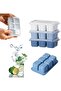 3Pcs Square Ice Cube Tray for Whiskey and Popsicle - 4