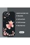 Soft Silicone Phone Case with Butterfly Pattern and Velvet Camera Protections, Compatible with iPhone 15 Plus - 2