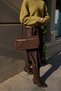 Zarela Women's Brown Real Suede Bag - 5