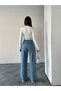 BELT COLLAR FULL FIT WIDE-LEG JEANS - 4