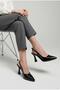 Champagne Open Back Patent Leather Classic Heeled Shoes 7 cm