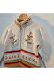 Girl's Embroidered Knitted Cardigan Transitional Knitwear Model