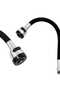 Spiral Color Kubar Sink with Pivoting Head, Kitchen Flexible Faucet Black