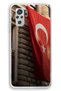حافظة سيليكون متوافقة مع هاتف Redmi Note 10 / 10S على شكل العلم التركي مطبوع