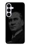 Samsung Galaxy S25 Fe Compatible Atatürk Silhouette Printed Silicone Case with Youthful Inscription