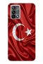 حافظة سيليكون متوافقة مع علم تركيا مطبوع لهاتف OPPO A74
