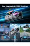 4K Dash Cam Front and Rear, Dual Channel Dash Camera for Cars WiFi Dashcam with 64GB SD Card - 5