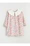 Lcw Kidspink Peter Pan collar Floral Girl's Dress