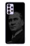 Samsung Galaxy A32 Compatible Silicone Case with the Inscription Atatürk Silhouette Printed Written in Arabic for Young People
