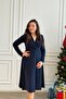 Pre-Tied Knot Dress with Stones - 7