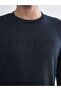 Crew Neck Printed Men's Thick Sweatshirt - 3