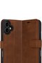 iPhone 16 Plus Compatible Leather Case with Camera Protection, Stand and Card Holder - 2