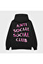 Unisex Anti Shadder Pink Social Printed 3 Thread Ş Fleece-Lined Hoodie Sweatshirt - 2