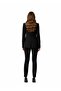 Patchwork Detailed Black Women's Blazer Jacket - 3