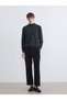 Southblue Green Knitwear Plain Fisherman / Half Turtleneck Men's Sweater - 2