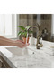 Antique Gold Washbasin Faucet Handmade Custom Design Motif Washbasin Fixture Brass Material - 5