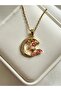 Gold Butterfly Model Steel Necklace - 2