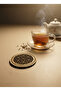 6 Pieces Wooden Tea and Coffee Coasters - 10 cm Special Design Laser Engraved Raw Mdf - 2
