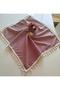 Organic Linen Natural Cotton Soft Easy Ironing Cream Fringed Tablecloth - 4