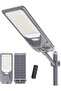 6000W Solar Street Lights Outdoor, 10000LM Commercial Parking Lot Light