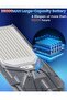 6000W Solar Street Lights Outdoor, 10000LM Commercial Parking Lot Light - 7