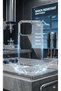 iPhone 14 Pro Max Protected Case Transparent Back Hard Sides Soft Anti-Shock Cover - 2