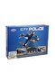 Police Helicopter Building Kit 250 Pieces Detailed and Educational Block Assembly Toy - 3