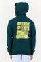 Men Sportswear Fit Long Sleeve Outdoor Hoodie, Olive - 4