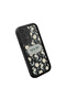 Samsung Galaxy A33 5g Compatible Flexible Black Silicone Shock Absorbing Phone Case Retro Pattern - 3