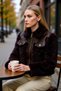 Women's Jacket Collar Long Sleeve Standard Sleeve Thick Faux Fur Functional Durable Quality Sports - 4