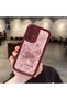 Samsung Galaxy A33 5g Compatible Rose Butterfly Patterned Burgundy Silicone Shockproof Case