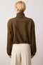 Women's Mock Neck Low Arm Zippered Knitted Suede Jacket Functional Durable Quality Comfortable - 6