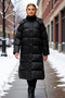 Women's Hooded Long Sleeve Straight Fit Water Repellent Coat Functional Durable Quality Comfortable Stylish