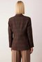 Women's Jacket Collar Long Sleeve Regular Fit Plaid Woven Functional Durable Quality Aesthetic - 3