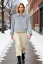 Women's Shirt Collar Standard Sleeve Zippered Plain Cashmere Jacket Functional Durable Quality Stylish
