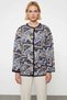 Women's Crew Neck Low Arm Long Sleeve Quilted Jacket Functional Durable Quality Comfortable - 5
