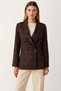 Women's Jacket Collar Long Sleeve Regular Fit Plaid Woven Functional Durable Quality Aesthetic
