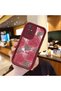 Xiaomi Redmi 10 Compatible Rose Butterfly Patterned Burgundy Silicone Shockproof Case