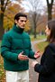 Men's Oversized Fit Mock Neck Long Sleeve Zippered Coat Functional Durable Quality Aesthetic - 3