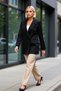 Women's Jacket Collar Long Sleeve Regular Fit Woven Blazer Functional Durable Quality Comfortable