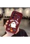 Samsung Galaxy S22 Ultra Compatible Flexible Silicone Protection Burgundy Color Cartoon Case - 2