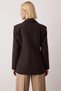 Women's Herringbone Double-Breasted Fitted Jacket Collar Long Sleeve Woven Functional Durable Quality Stylish - 6