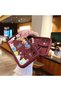 Samsung Galaxy A54 Compatible Flexible Silicone Protection Burgundy Color Cartoon Case - 8