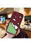 Xiaomi Redmi Note 12 5g Compatible Flexible Silicone Protection Burgundy Color Cute Duck Case