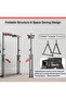 Foldable Pull Up Power Tower Dip Station, Multifunction Strength Training Equipment - 3
