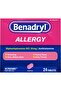 Ultratabs Antihistamine Allergy Relief Tablets, Diphenhydramine HCl 25mg, 24 Count (Pack of