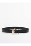 Women's Trouser Belt, Jacket Belt, Dress Belt, Shirt Belt with Oval Buckle - 5